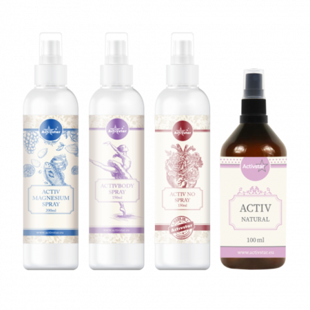 Activbody spray 150 ml, Activ NO spray 150 ml, ACTIVMAGNESIUM SPRAY 150 ml, Activ natural spray 100 ml